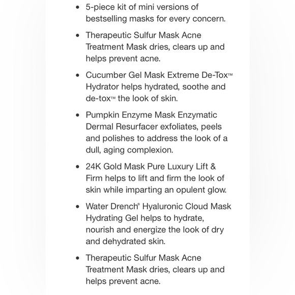 Peter Thomas Roth Mask Besties 5 Piece Mini Mask Set - Picture 11 of 11